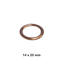 10 x Joint de bouchon de vidange carter d'huile 14 x 20 mm