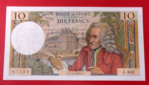 Beau billet francs du - de, 10