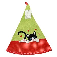 Essuie main rond en éponge