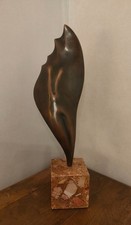 Sculpture bronze décor femme