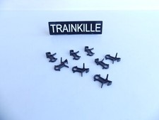 HORNBY ANNEE 70 / 8 ATTELAGES PLASTIQUE A GORGE