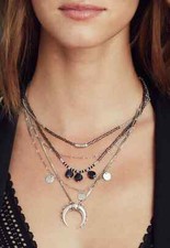 Collier Necklace multirangs