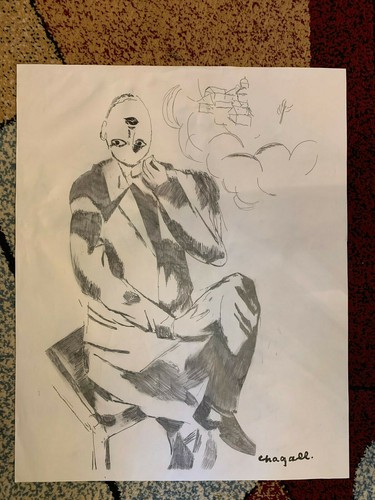 Marc chagall portrait of - chagall.,