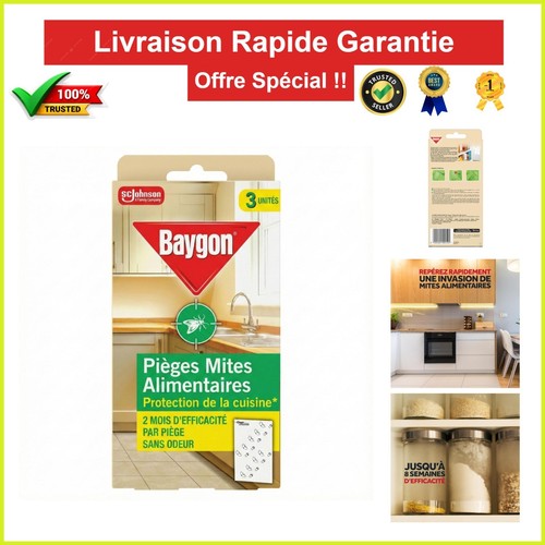 Baygon pièges mites - pièges,