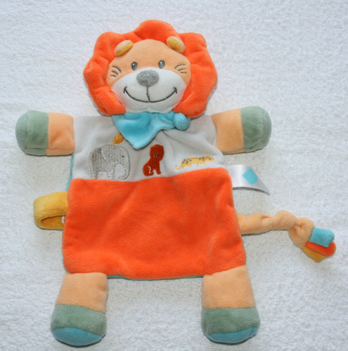Tex baby doudou lion plat - tex,