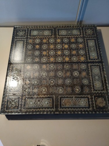 Grand backgammon syrien ancien - grand,