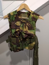 Gilet Combat Camo Tempéré+ Chale Armée Taille S Chasse Paintball Airsoft Militai