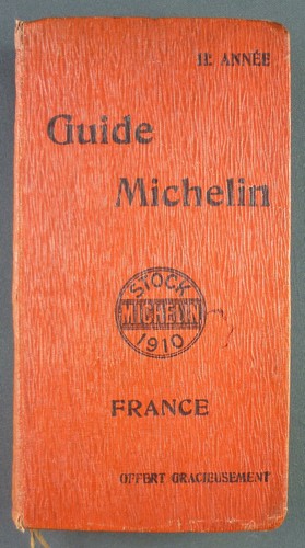 Guide rouge michelin 1910 - rouge,