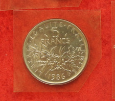 5 francs semeuse 1986 FDC