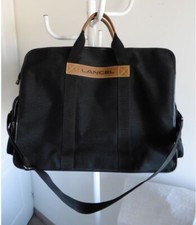 LANCEL grand sac de voyage vintage noir - Grande capacité