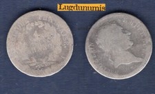 1 Franc Napoléon Ier 1808 T Nantes B  au revers République 1er Empire, 1804-1814