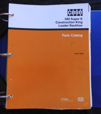 1980s CASE 580 Ck Super E Tracteur Chargeur Tractopelle Pièces Catalogue Manuel
