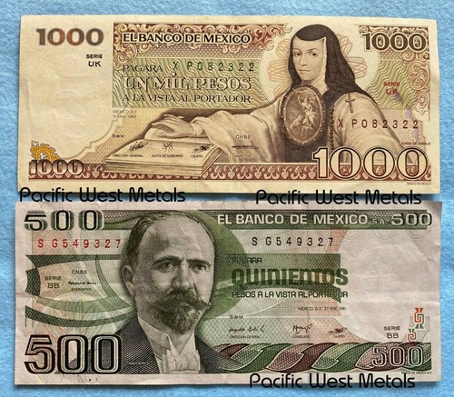 Mexico banknote 1000 - mexico, pesos