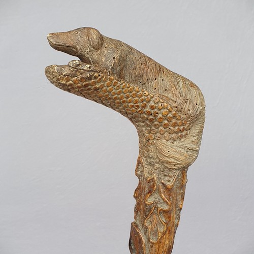 Canne ancienne art populaire - canne,