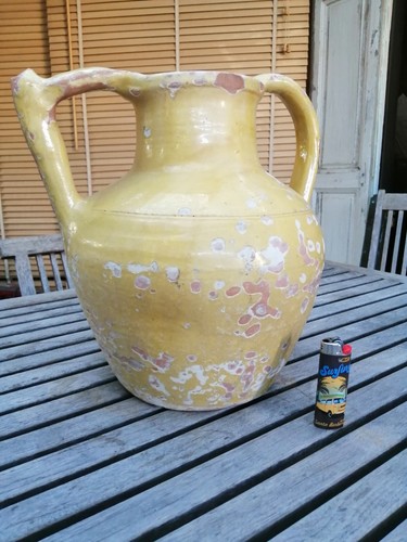 Ancienne poterie orjol cruche - poterie,