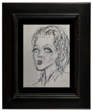 CHARLES KIFFER (1902-1992) PORTRAIT DE VEDETTE A PARIS VERS 1950 (386)