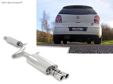 Milltek Inox Système d'échappement sport à Partir De Cat. VW Polo 9N 1.8l Gti