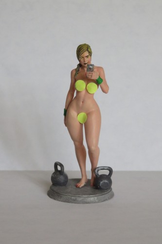 Figurine résine fitness - en,