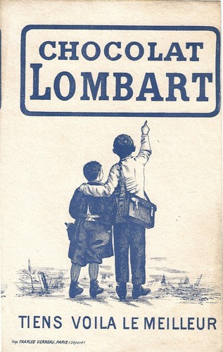 Buvard chocolat lombart - buvard,
