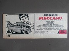 Publicité MECCANO & Camion, Grue, Tracteur etc...