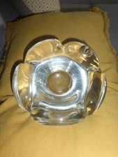 ANCIEN  CENDRIER  PORTE STYLO VIDE POCHE SIGNE  DAUM