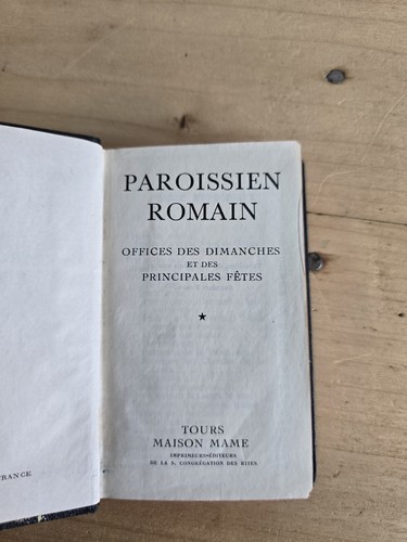 Missel paroissien romain - paroissien,
