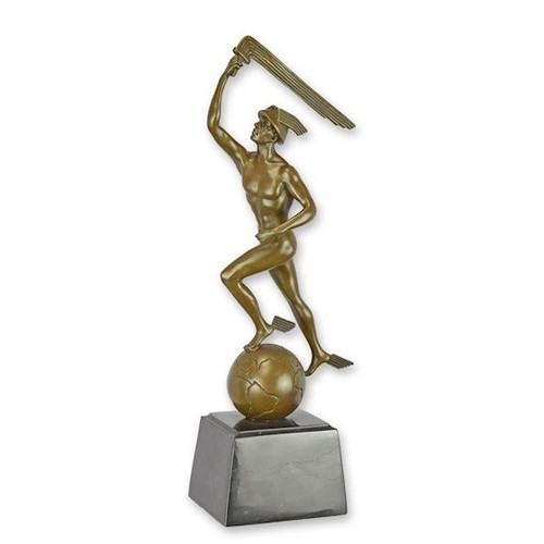 Sculpture mercure bronze - sculpture,