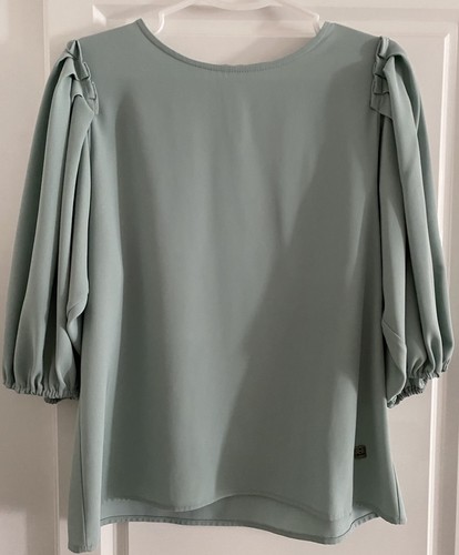 Blouse vert amande - blouse,