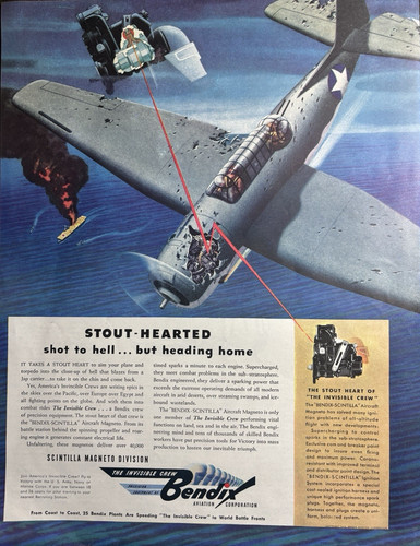 1942 bendix aviation - corp, wwii