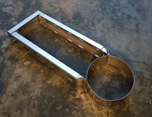 Collier mural pour tubage - tubage, inox