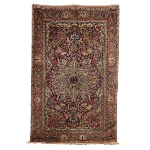 Tapis ancien asiatique coton - ancien,