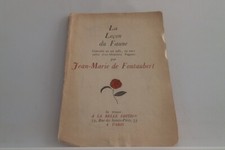 FONTAUBERT LA LEÇON DU FAUNE A La Belle Édition Bernouard 1926 ENVOI 1/995 ex