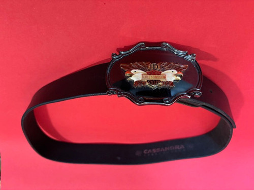Ceinture cuir vintage - en,
