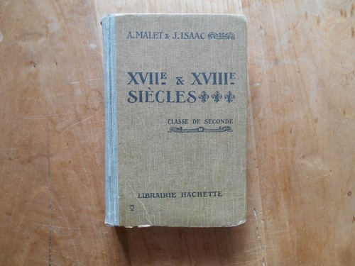Ancien livre scolaire 17eme - , et