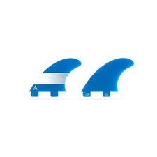 ROAM Sidebite Fin Set Medium Two Tab Bleu Surfboard Longboard