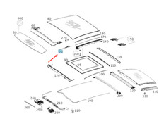 Roulement de déflecteur de