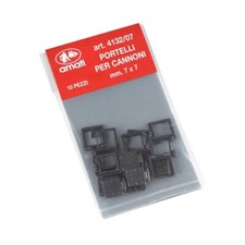 AMATI 4132/07 portes de canons 7x7mm 10pcs Modélisme Naval Bateau accastillage