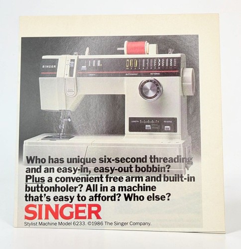 Singer stylist 6233 - singer,