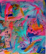 Tableau Abstrait Coloré