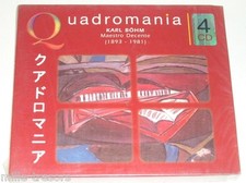 Coffret 4 CD de Karl BOHM : MOZART - SCHUBERT - BEETHOVEN - BRUCKNER - WEBER