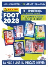 TO CHOOSE YOURS STICKERS PANINI FOOT 2022-2023 =  SET RANSFERT FILM DE LA SAISON