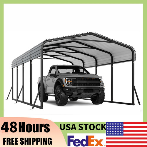 Metal carport galvanized - carport, w/galvanized