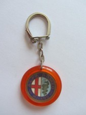 Porte clef "ALFA ROMEO  Austin-Morris  MG - garage Poitiers 86"  1980's