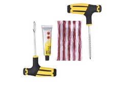 Kit Réparation Pneu Voiture Moto Sans Chambre à Air Bouchon Crevaison Garage