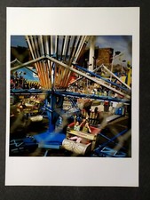CONEY ISLAND manèges enfants Alessandro COSMELLI  photo document cutout 