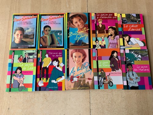 Lot livres coeur grenadine - lot,