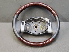 Volant direction cuir / bois