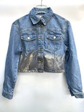 Veste En Jean Zara Crop Taille