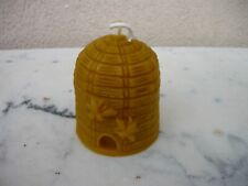 Bougie en cire d'abeille - Forme de ruche - Neuve