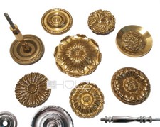 Raffhalter Antique Support De Rideau En Laiton Rond Modèles Floraux Classiques